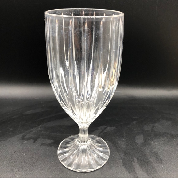 Single MIKASA Iced Tea Park Lane Stem Crystal Goblet 7.5” - Picture 4 of 4